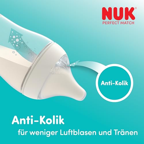 NUK Perfect Match antikolikflaske 260 ml 3m+
