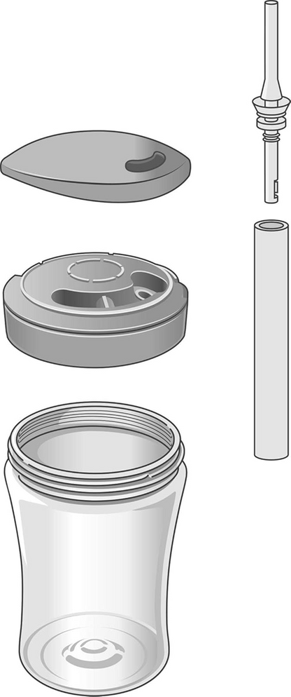 NUK straw and spout for Action Cup