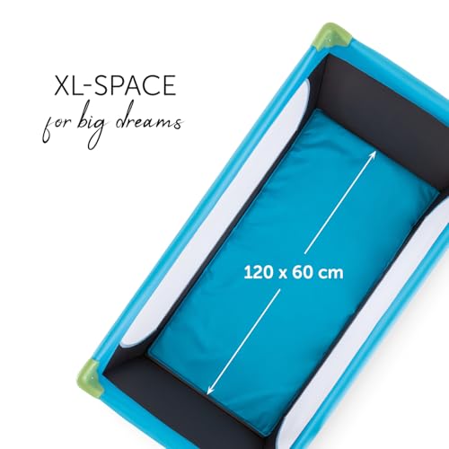 Hauck Dream N Play rejseseng Waterblue 120 x 60 cm