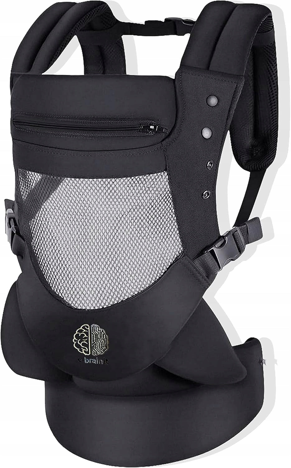 EBRAINIT porte-bébé ergonomique avec maille de 4 mois à 18 kg