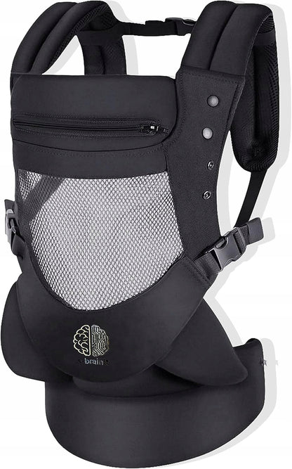 EBRAINIT porte-bébé ergonomique avec maille de 4 mois à 18 kg