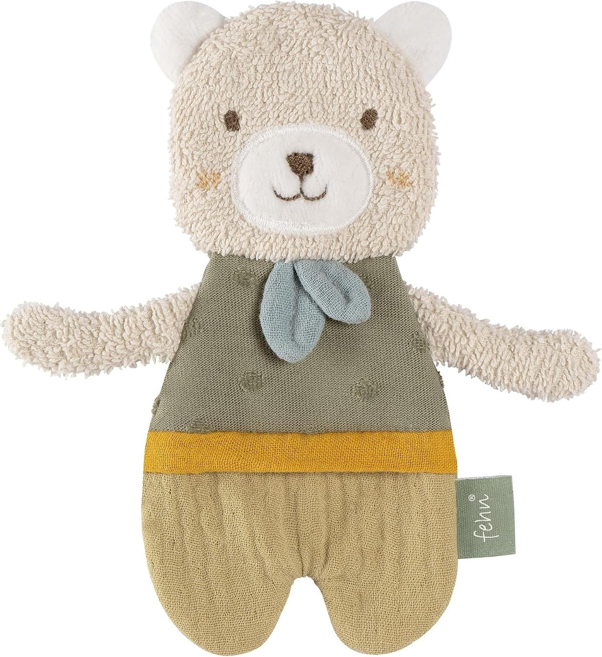 FEHN Natur crinkly organic cotton toy MIŚ 17 cm