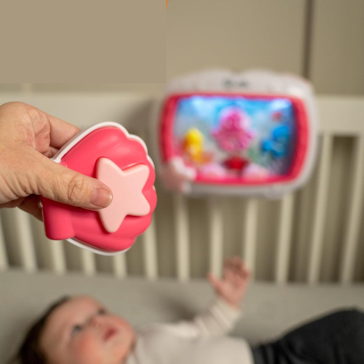 BABY EINSTEIN Morskie Sny pozytywka ze światłami + pilot 22 x 29 cm