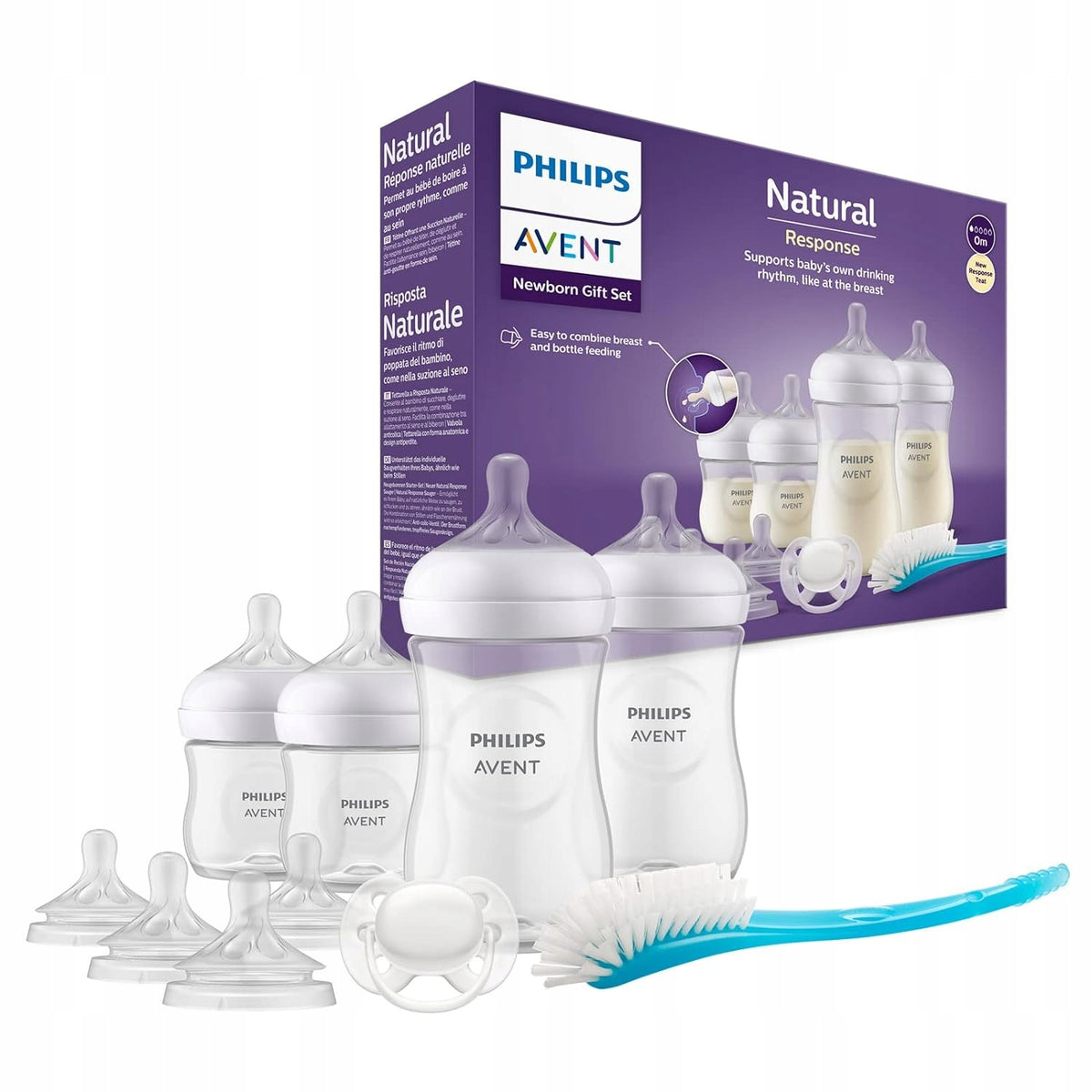 PHILIPS AVENT Natural RESPONSE flesjes en accessoires set