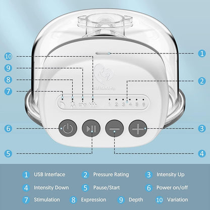 BELLABABY laktator elektryczny muszlowy bezprzewodowy x2