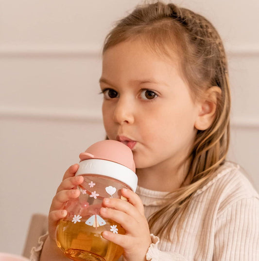 MEPAL Straw Cup szívószálas csőrös pohár, 9 hó+, 300 ml, RÉT