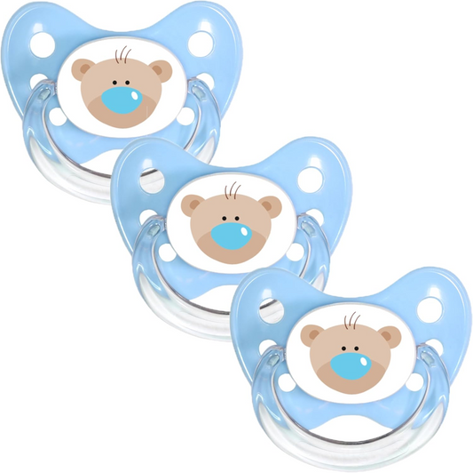 DENTISTAR Beruhigungssauger Silikon 3x 0-6 Monate