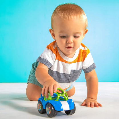 BRIGHT STARTS Oball Rattle & Roll voiture roulante avec hochet