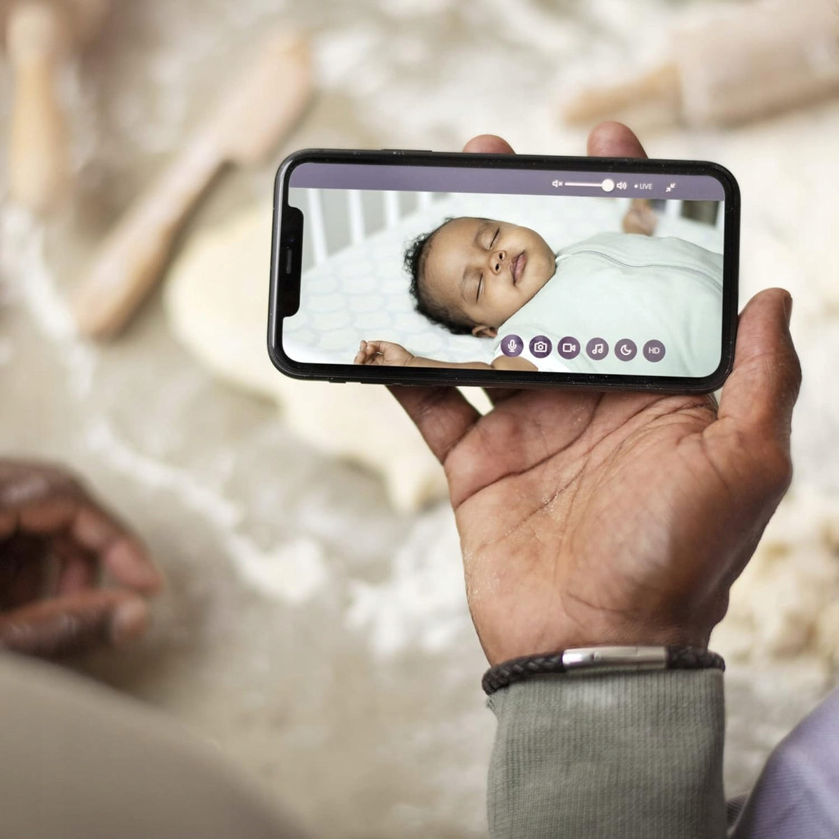 MAXI-COSI See babyfoon met camera voor verbinding met een telefoon