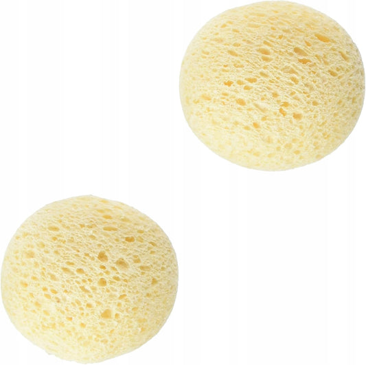 TIGEX naturalne gąbki roślinno-bawełniane dla dzieci 5x6 cm 2 sztuki
