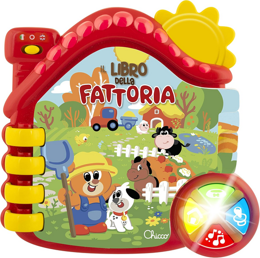 CHICCO Elektronikus farm könyv oktatókönyv ANGOL és OLASZ nyelven