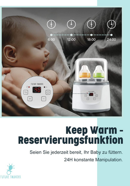 FUTURE FOUNDER 6 az 1-ben cumisüveg-melegítő és sterilizáló