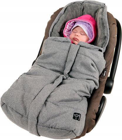 KAISER Ella gri sac de dormit pentru scaun auto POLAR de iarnă