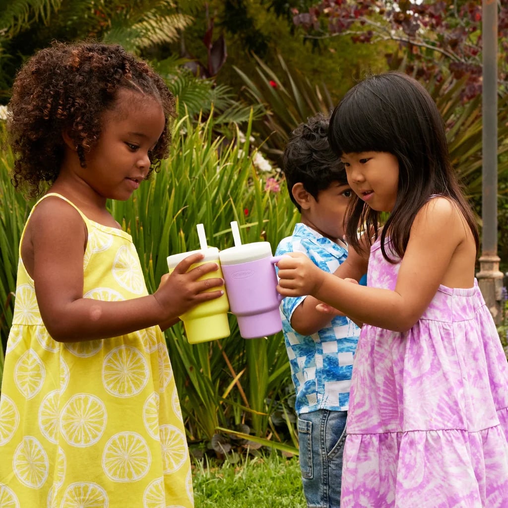 Infantino My 1st Tumbler purple straw cup