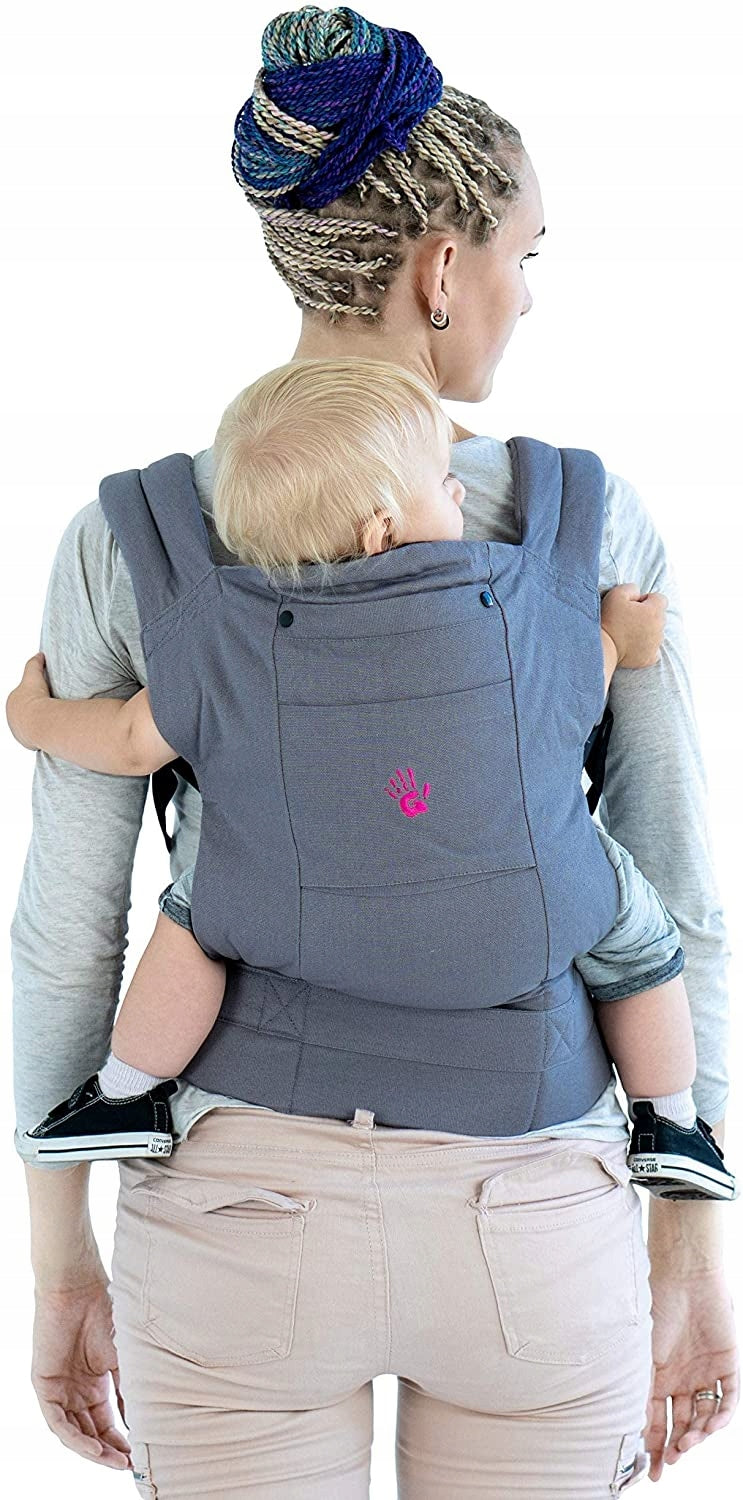 MULTI POWER nosidełko ergonomiczne 5-20kg szare, wygodne nosidło dla dziecka, czterosezonowe i przewiewne