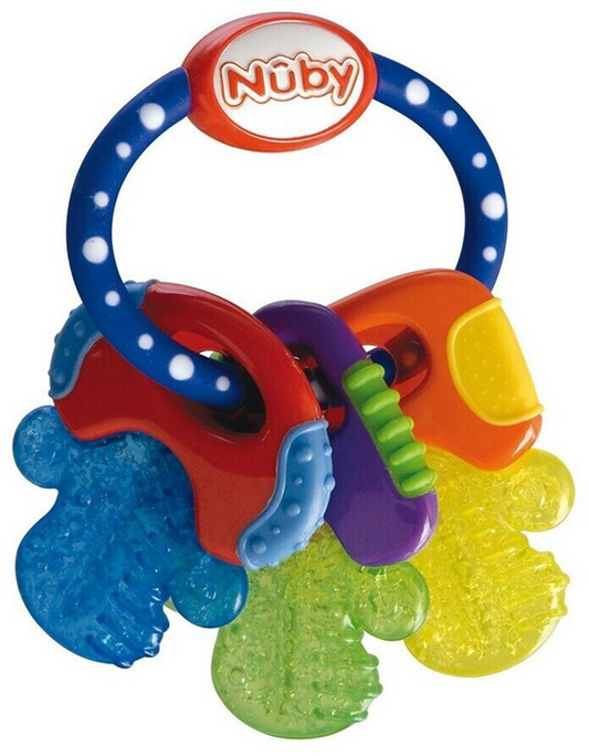 NUBY IcyBite silikonowy gryzak chłodzący 9 x 14 cm KLUCZE