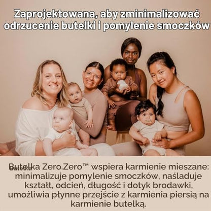 Suavinex Zero Zero anti-kolikflaske 270 ml 3m+ medium flow (M)