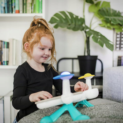 HAPE Baby Einstein tobă din lemn cu atingere pentru copii