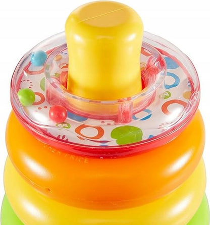 FISHER-PRICE Rock-a-Stack piramide met rammelaar 5 ringen 20 cm