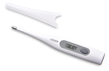 CITIZEN CTA303 digital thermometer + case