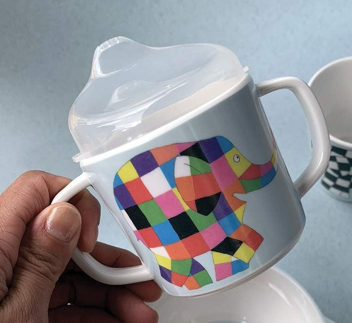 PETIT JOUR PARIS Elmer the Elephant training cup