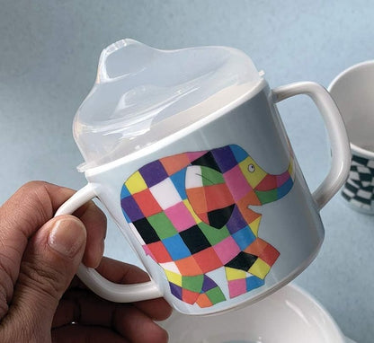 PETIT JOUR PARIS Elmer the Elephant training cup