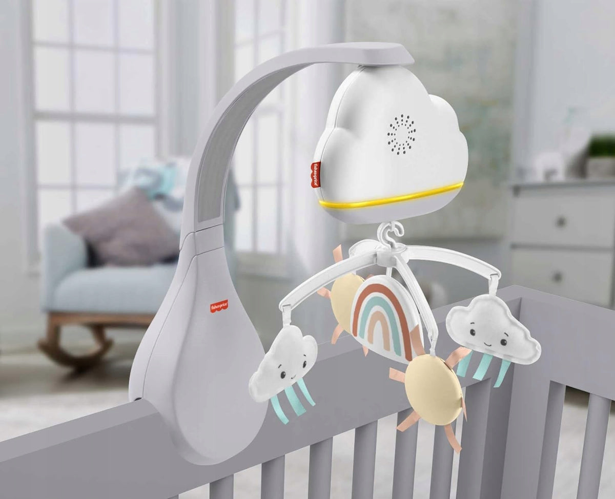 FISHER-PRICE HBP40 carousel with noise sensor and night light