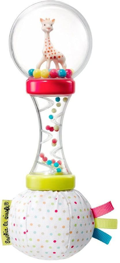 SOPHIE LA GIRAFE csörgő marakas zörgő papírral, 17 cm
