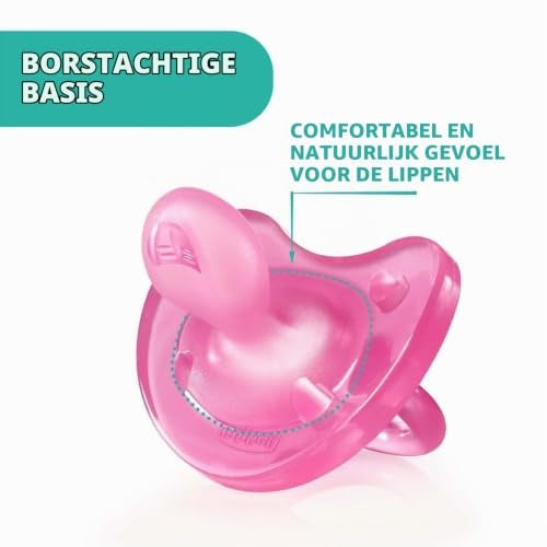 Chicco Physioforma Soft silikonesut lyserød 0-6m