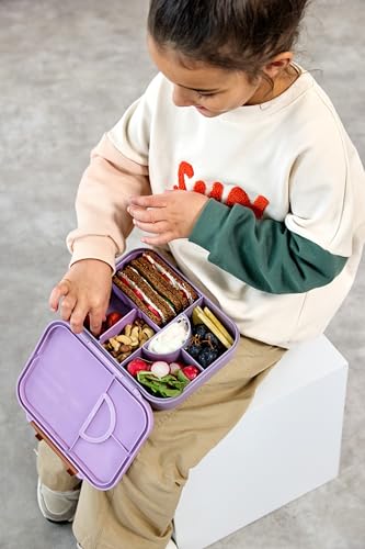 LÄSSIG Little Gang Smile lunchbox with bento compartments