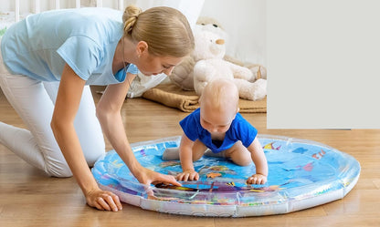 NOUBABY XXL vandmåtte til mavetid 100 cm OCEAN