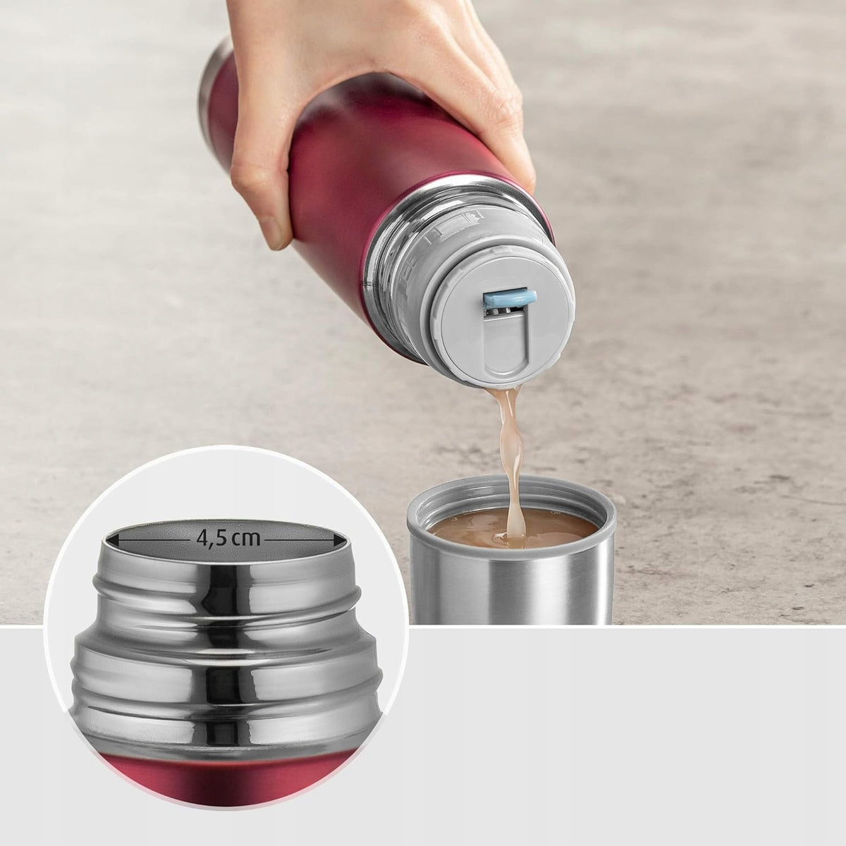 REER Colour thermos en acier inoxydable 450 ml