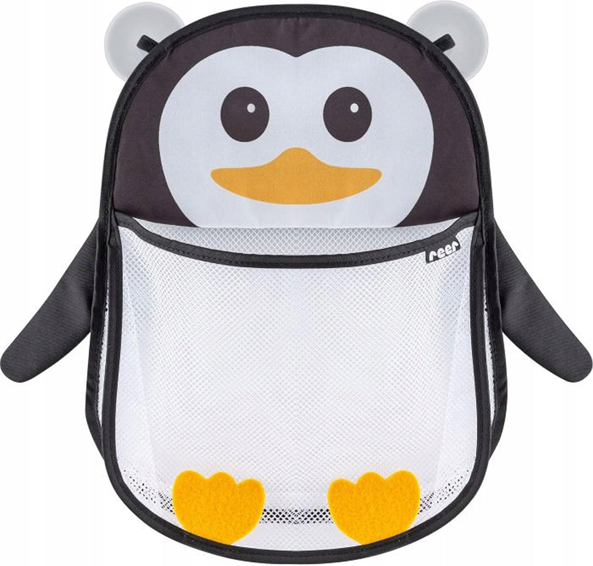 REER MyHappyPingu net-organizer til badekar med sugekopper PINGVIN