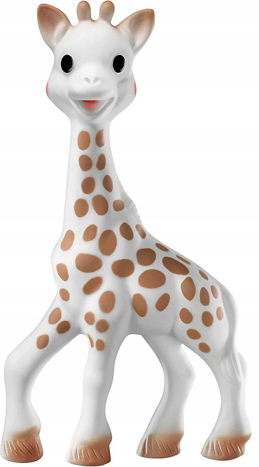 SOPHIE LA GIRAFE anneau de dentition naturel SO PURE 18CM + porte-clés