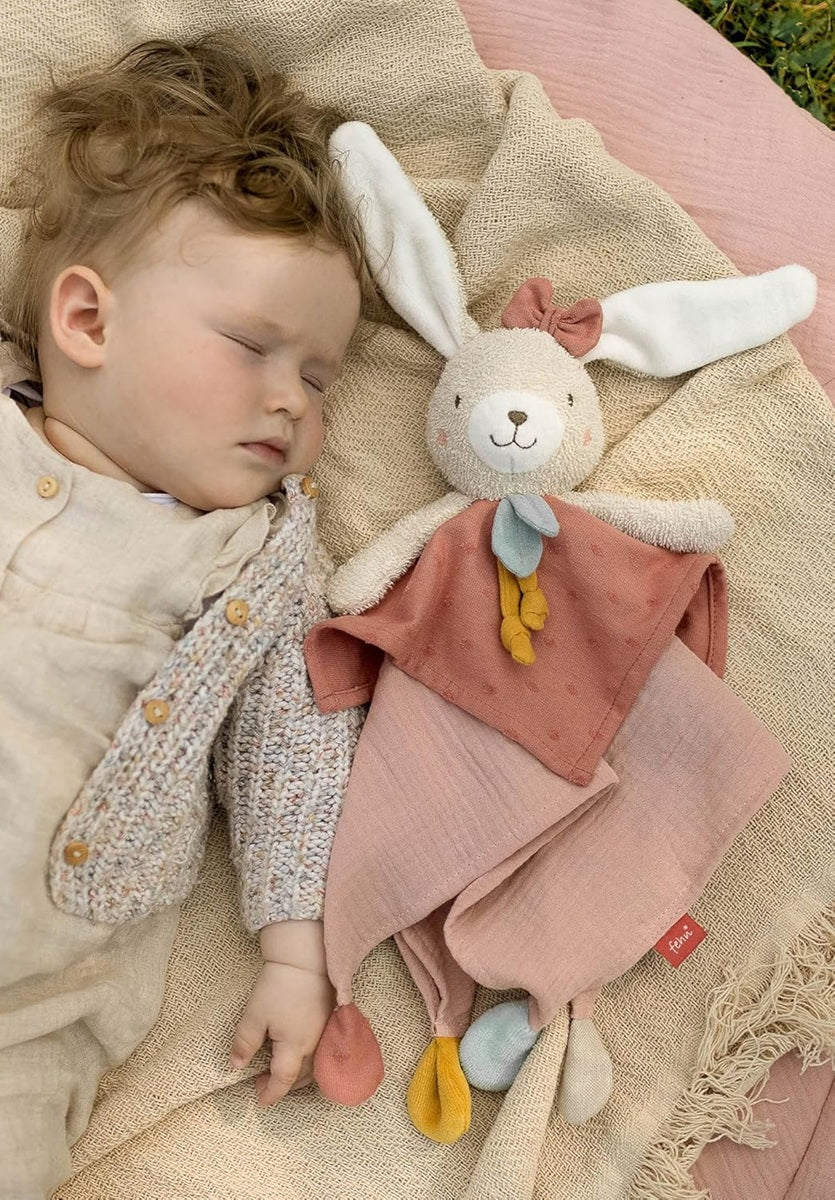 FEHN Natur bunny comforter cuddly toy