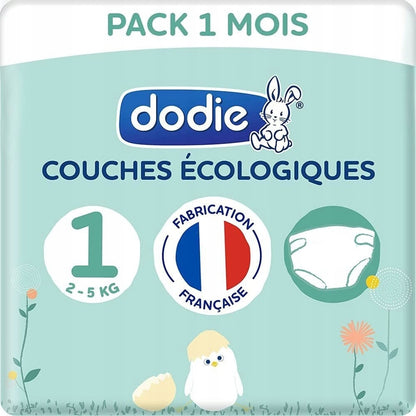 DODIE pieluchy jednorazowe ekologiczne rozm.1 (2-5kg) x100