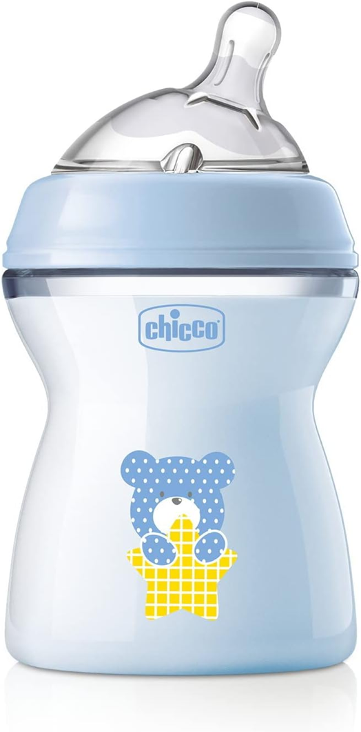 CHICCO NaturalFeeling cumisüveg 250 ml 3 hónap+ közepes folyás