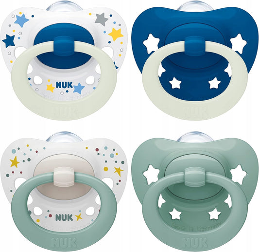 NUK SIGNATURE Day&Night Schnuller x4 0-6 Monate