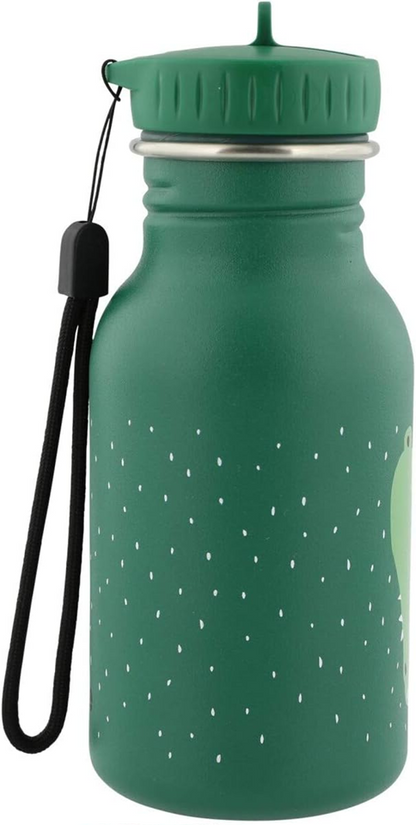 TRIXIE Mr. Crocodile rozsdamentes acél kulacs 350 ml összecsukható szívófejjel