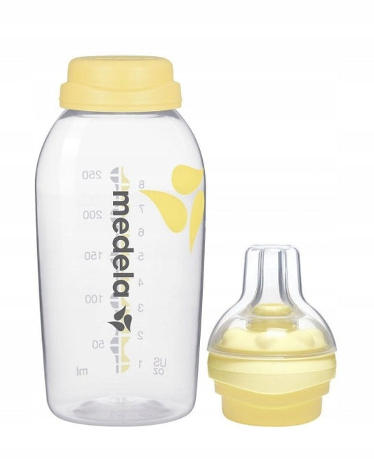 MEDELA sticlă 250 ml + tetină CALMA