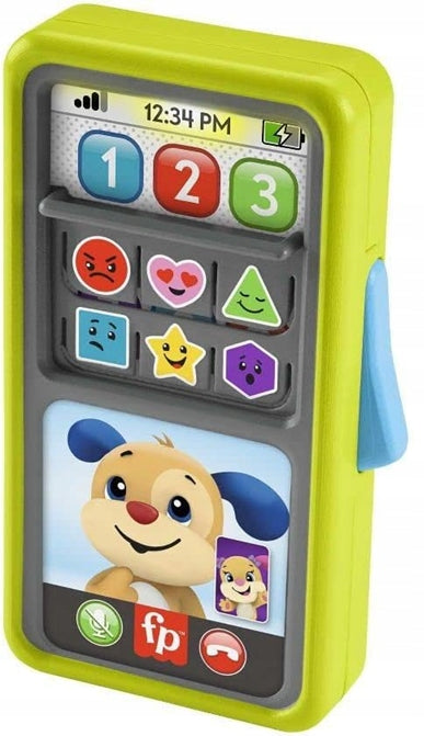 FISHER-PRICE interaktywny SMARTFON 75 piosenek zdań dźwięków J. NIEMIECKI