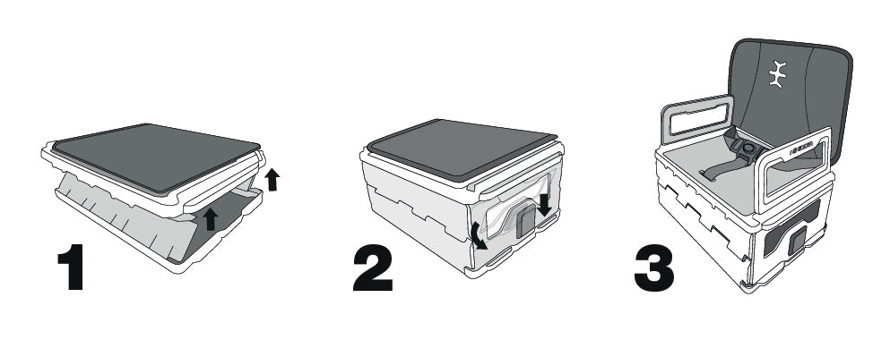 NIKIDOM chaise haute de voyage REHAUSSEUR 6mois+ max. 15kg