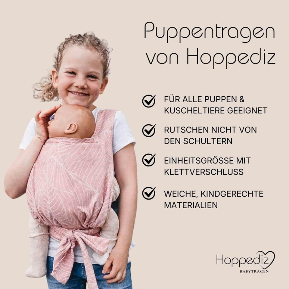 HOPPEDIZ puha babahordozó babáknak és plüssállatoknak