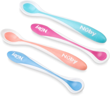 temperature sensor indicating food that is too hot, soft tip friendly for delicate gums