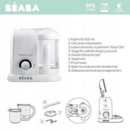 BEABA Babycook KITCHEN ROBOT 4in1 stomer, blender