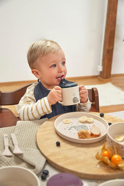 LÄSSIG Sippy Cup Little Water Whale csőrös itatópohár 150 ml 6 hónap+