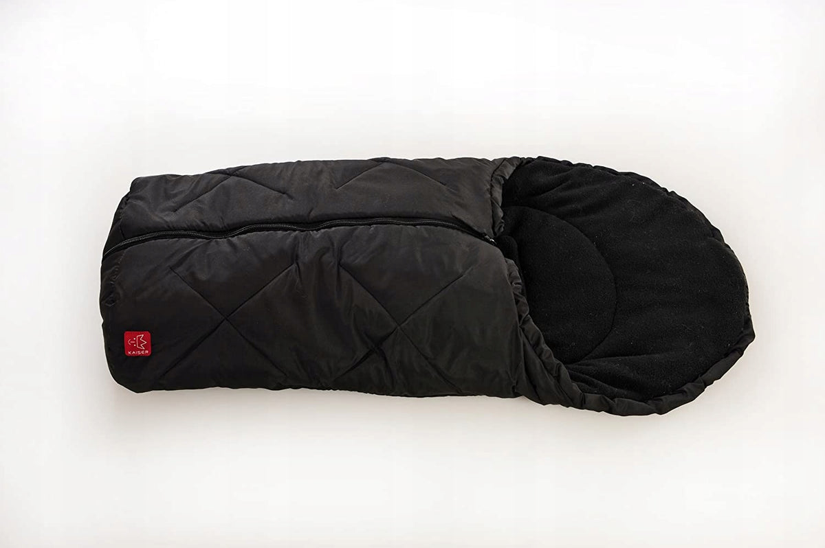 KAISER Fleece SAC DE DORMIT cu polar 80 x 40 cm negru