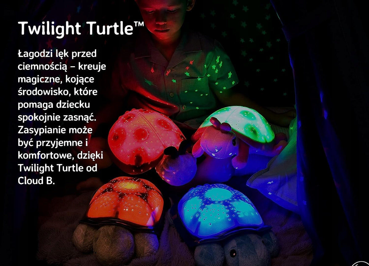 CLOUD B Twilight Turtle lampka nocna projektor gwiazd 17 x 30 cm