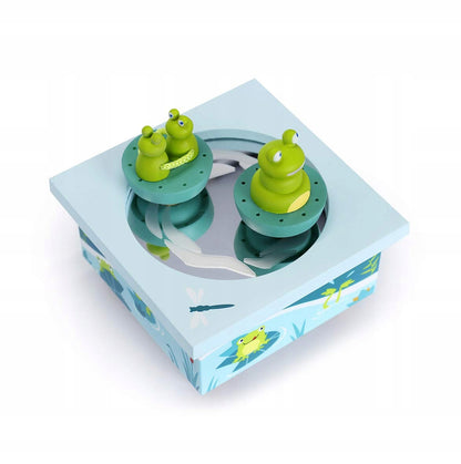 TROUSSELIER houten magnetische speeldoos KIKKERS