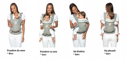 ERGOBABY OMNI 360 COOL AIR MESH ergonomikus babahordozó 3,2-20,4 kg